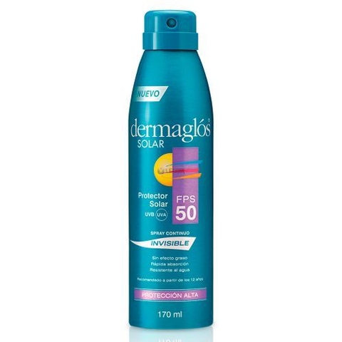 Protector solar Dermaglos Fps 50 invisible en Spry