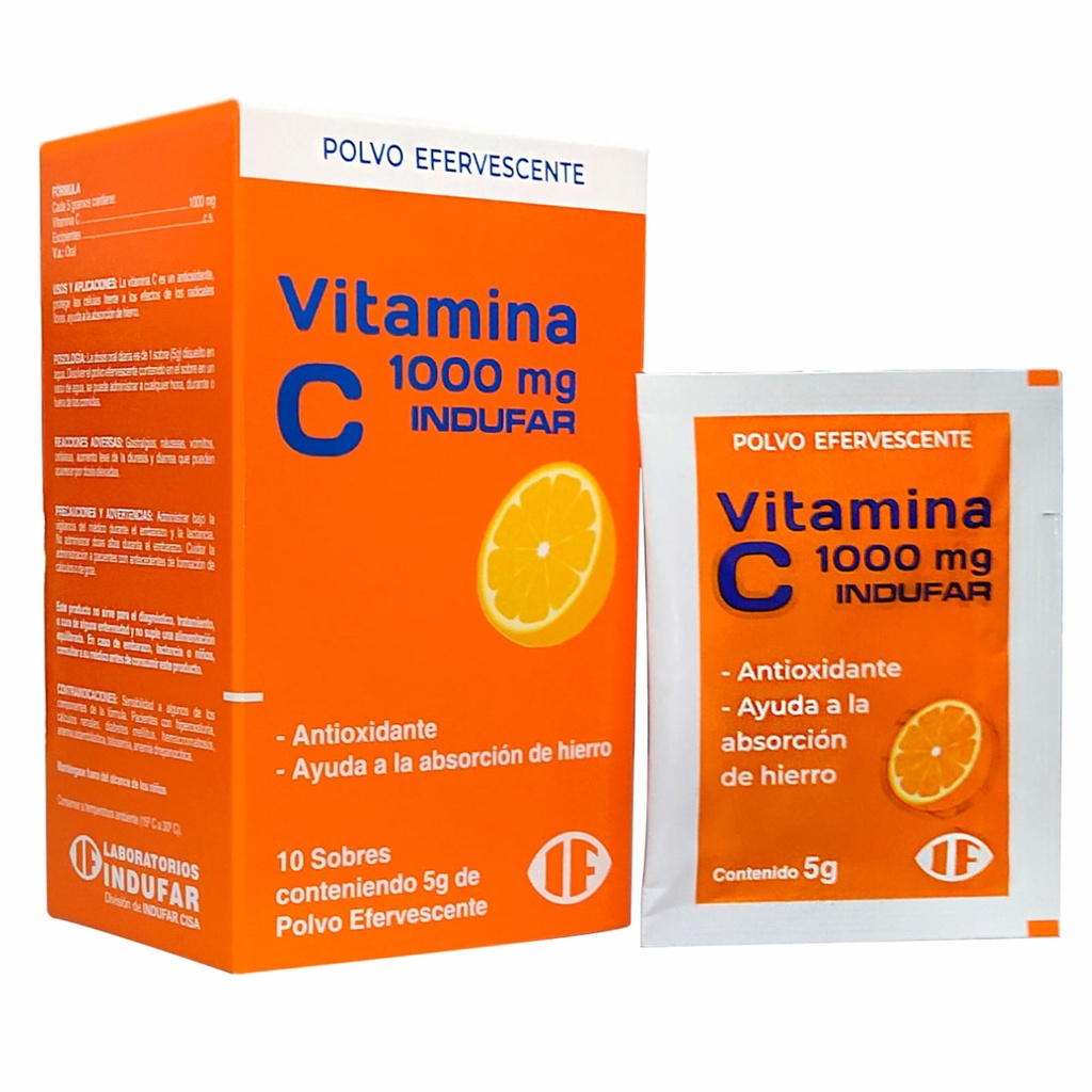 VITAMINA C POL.EFERV.10 SOBRES X 5G