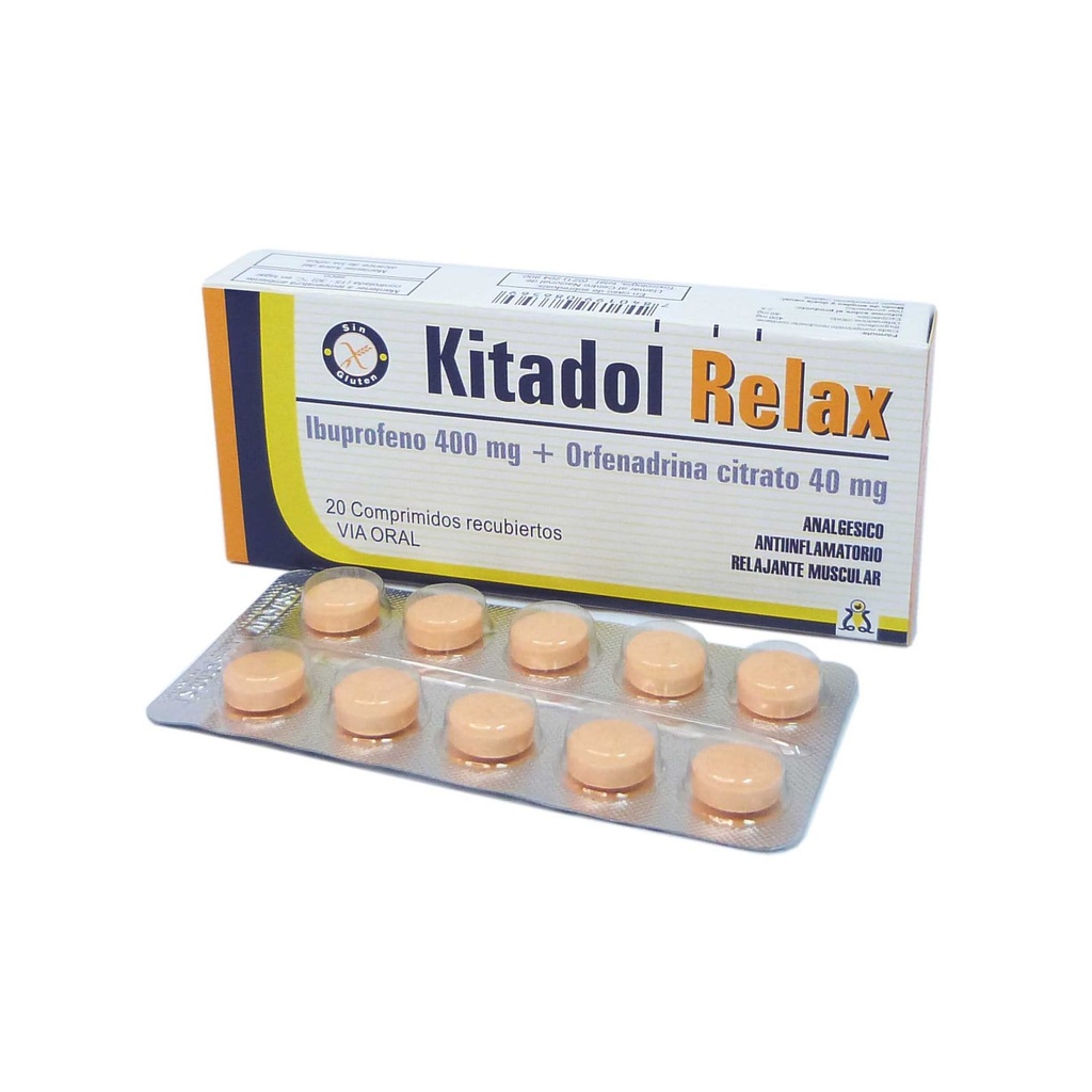 Kitadol Relax Caja x 20 Comp.